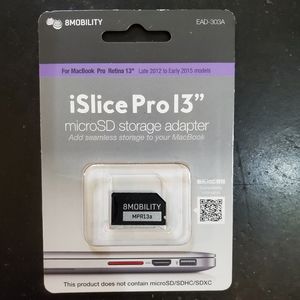 Micro SD adaptor for 13" Mac laptop, NWOT, unopened, awesome way to add storage!